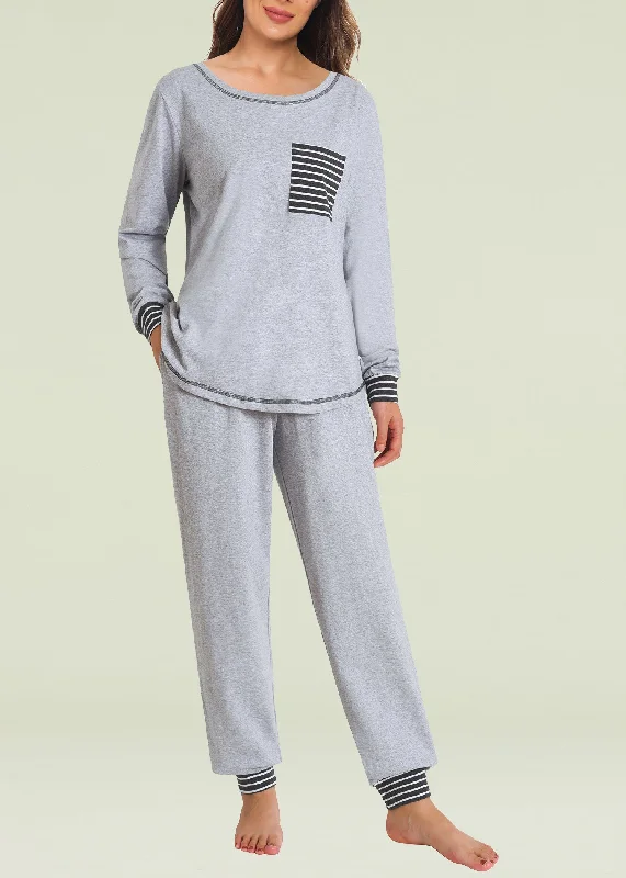 Women's Cotton Pajama Set Long Sleeve Sleepwear Sleeveless pajama sets