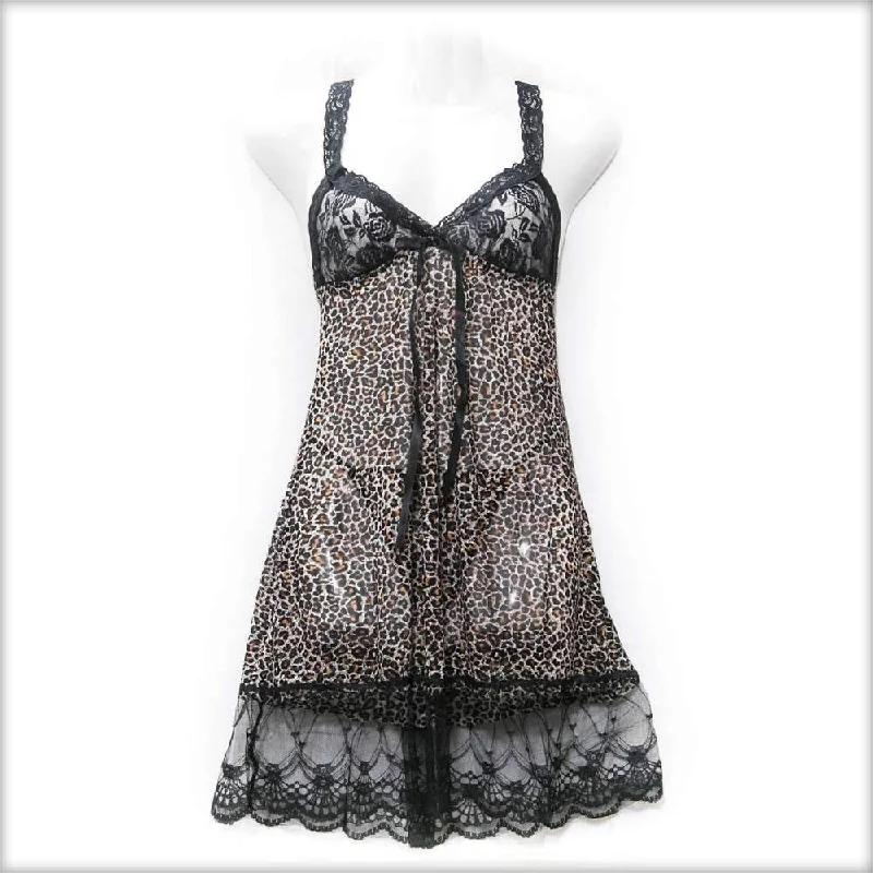 Cheeta Print Short Nighty Cute pajama sets