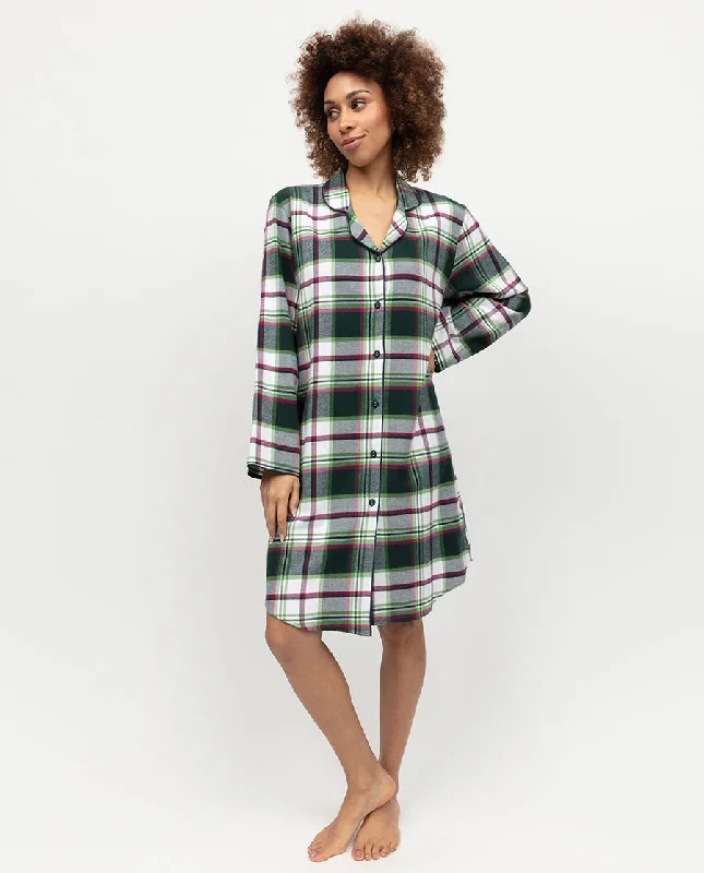 Forrest Womens Brushed Check Nightshirt Bridal pajama sets