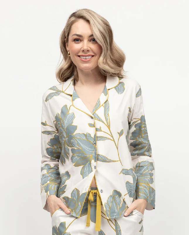 Piper Womens Floral Print Pyjama Top Classic pajama sets