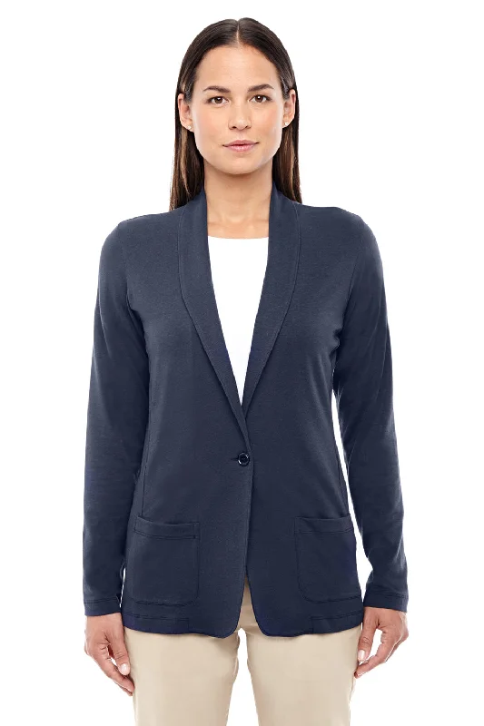 Devon & Jones Womens Perfect Fit Cardigan Sweater - Navy Blue Trendy oversized sweaters