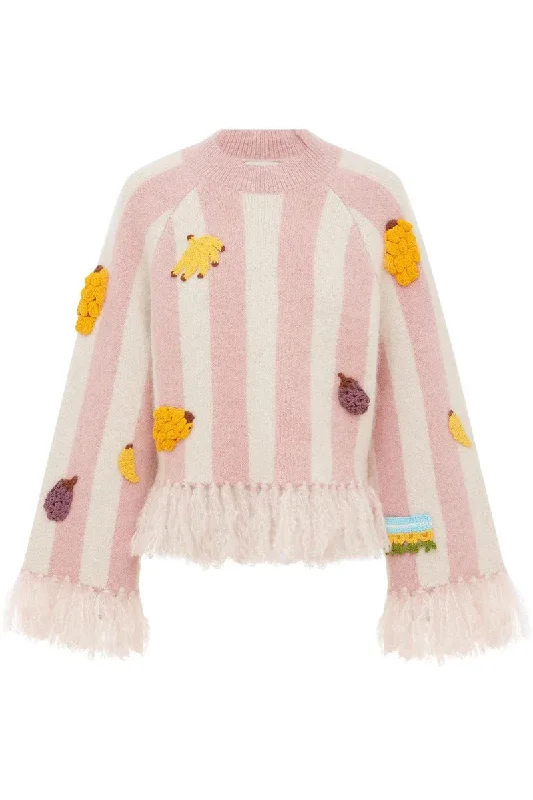 Villa Cropped Knit Jumper Luxury sweaters