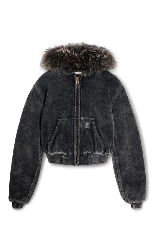 Zip-up Velour Hoodie Must-have sweaters for this season