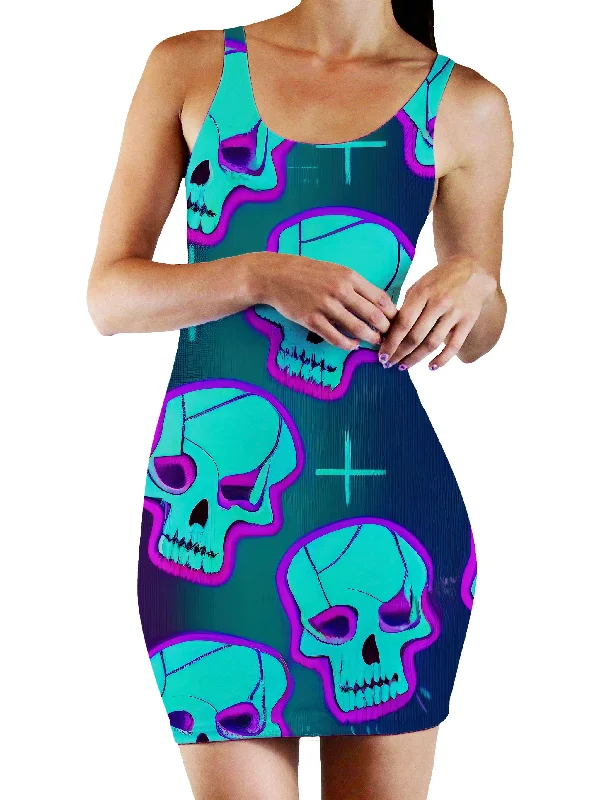 Neon Fright Bodycon Mini Dress Women's mini dresses