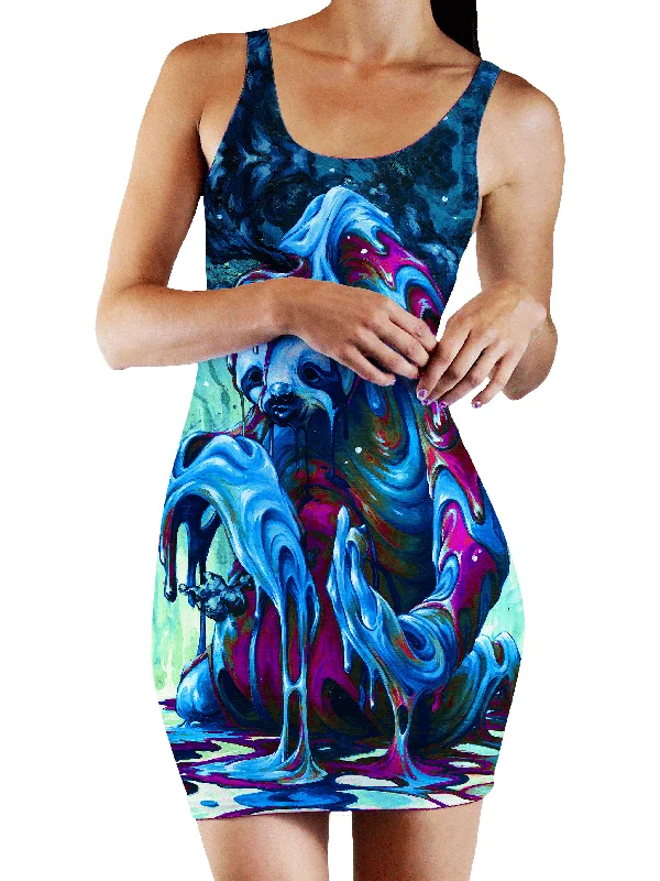 Toxic Sloth Bodycon Mini Dress Velvet mini dresses