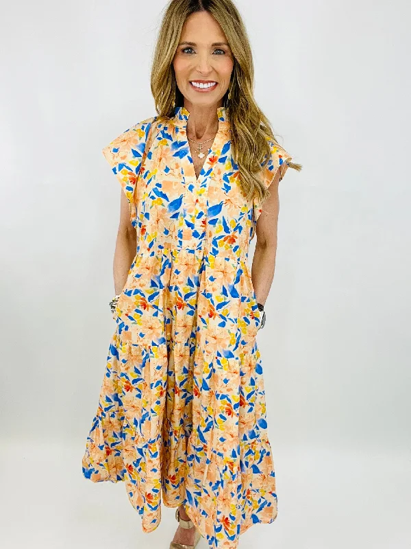 ICE CREAM SHERBERT DRESS--FLASH SALE Must-have midi dresses for this season