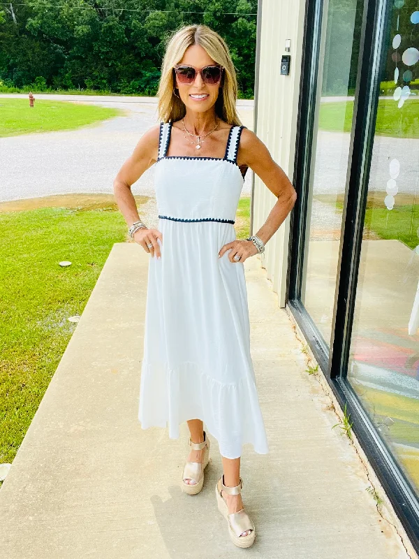 THE BREEZE IS BLOWING MIDI DRESS—SUMMER SALE Summer party midi dresses