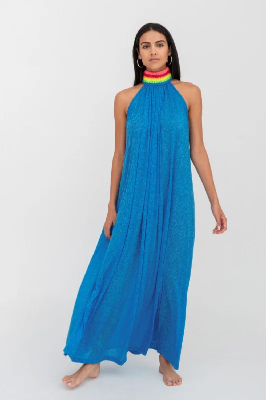Braided Neck Maxi Stretchy maxi dresses