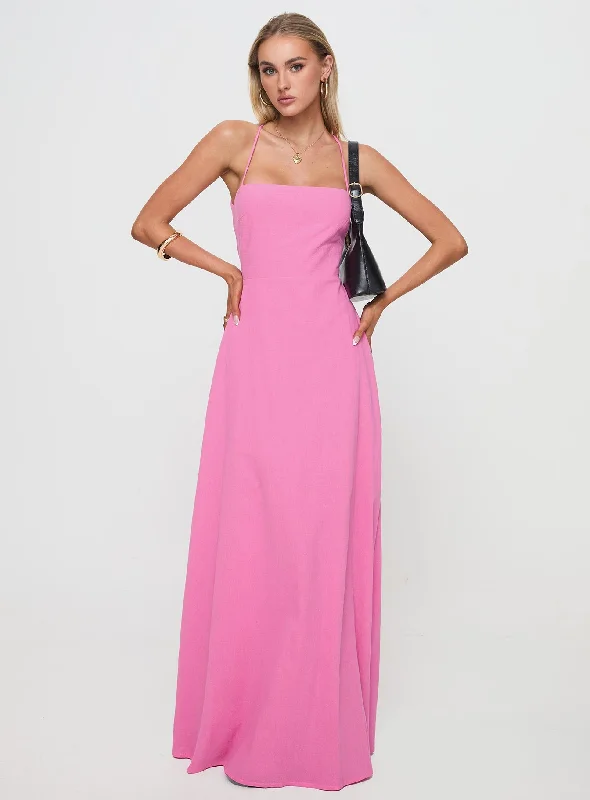 Clea Maxi Dress Pink New Year's Eve maxi dresses