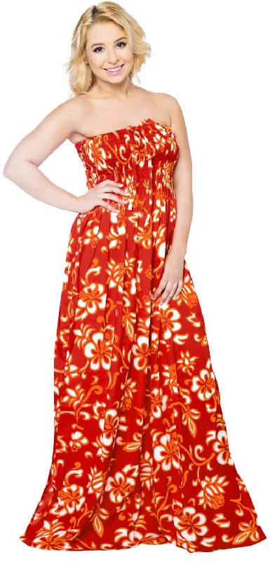 LA LEELA Long Maxi Floral Tube Maxi Dress For Women Beach Cocktail Party Casual Chic Boho Female Sundress Halter maxi dresses LA LEELA Long Maxi Floral Tube Maxi Dress For Women Beach Cocktail Party Casual Chic Boho Female Sundress Halter maxi dresses