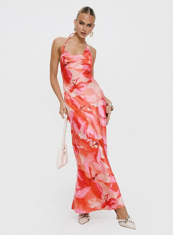 Simor Maxi Dress Red Party maxi dresses