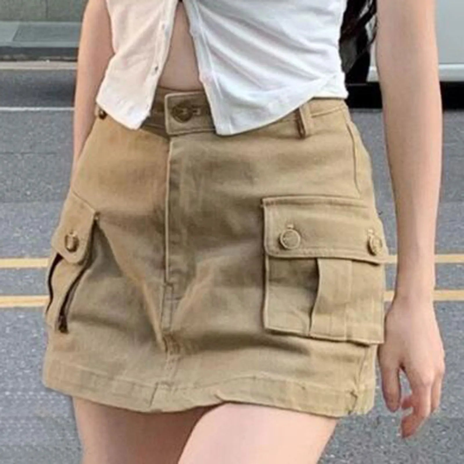 Mini Denim Skirt Slim High Waist Elastic Straight Harajuku Vintage Short Skirt White Mini Skirt Mini Denim Skirt Slim High Waist Elastic Straight Harajuku Vintage Short Skirt White Mini Skirt