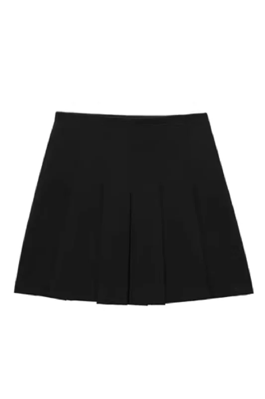'Jackie' Wide Pleated Mini Skirt Floral Print Skirt