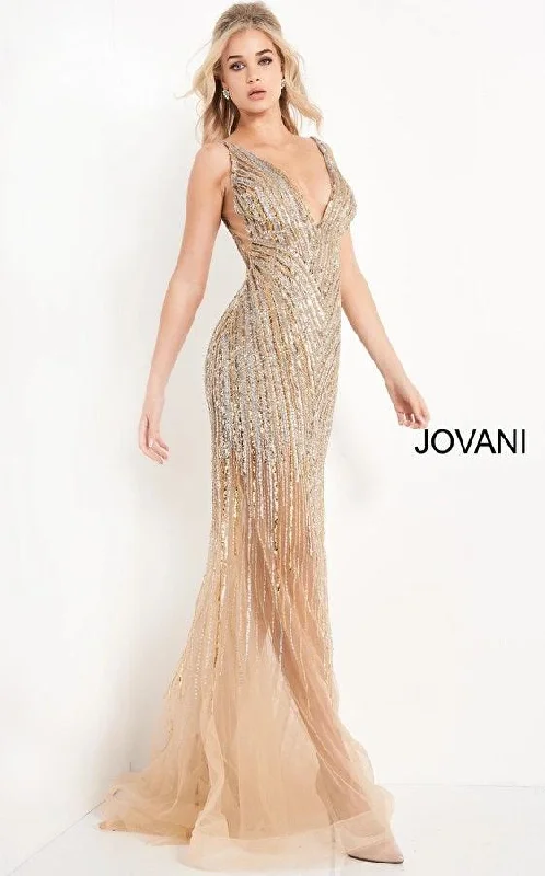 Jovani 1162 Sleeveless Long Evening Dress Stretchy party dresses