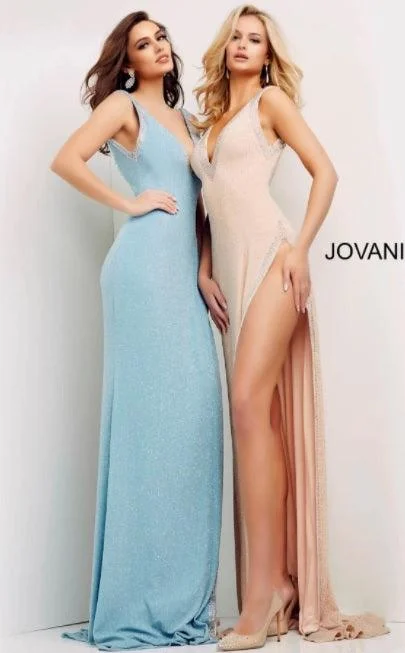 Jovani 06276 Sleeveless Long Formal Gown Tulle party dresses