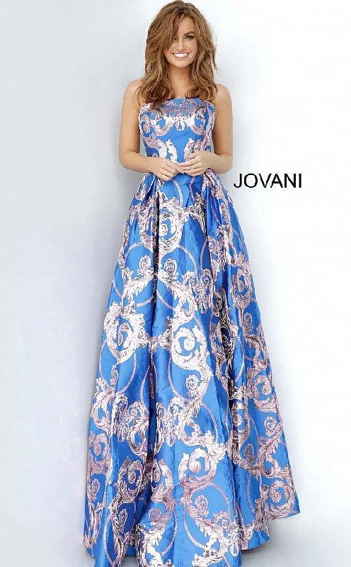 Jovani 3771 Prom Long Print Ball Gown Summer party dresses