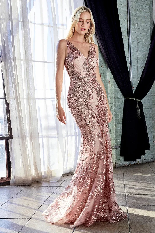 Cinderella Divine HT062 Long Formal Sleeveless Fitted Lace Evening Dress Best value party dresses Cinderella Divine HT062 Long Formal Sleeveless Fitted Lace Evening Dress Best value party dresses