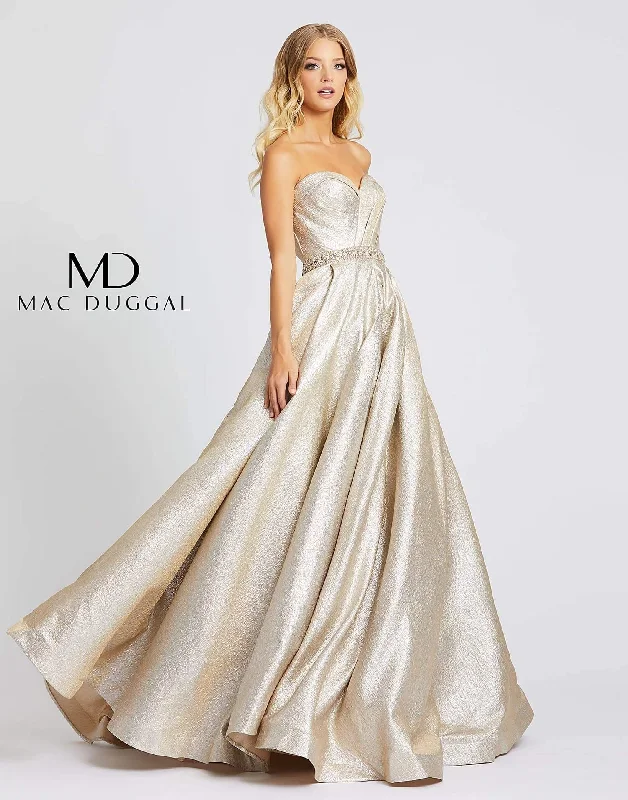 Mac Duggal Long Strapless Sweetheart Prom Ball Gown Sale Luxury party dresses