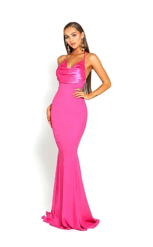 Portia And Scarlett 1911 Halter Long Mermaid Gown Cocktail party dresses