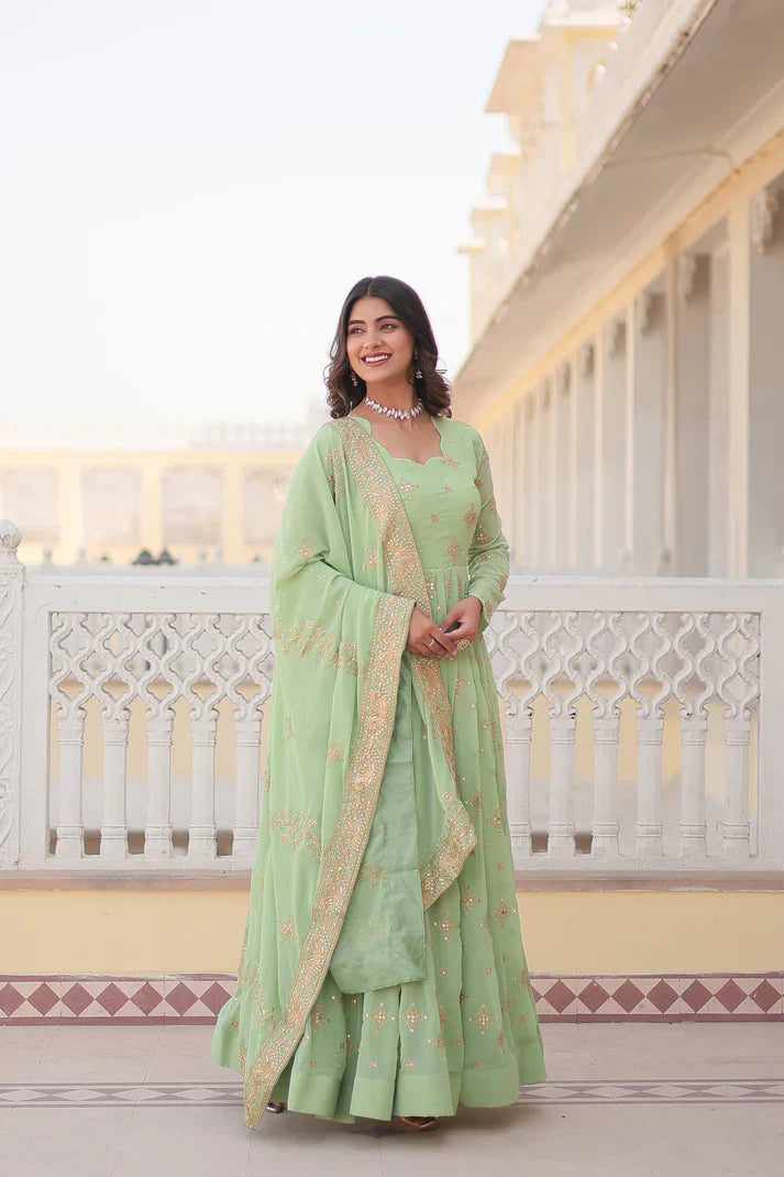 PREMIUM DESIGNER GOWN WITH DUPATTA ASOS party dresses