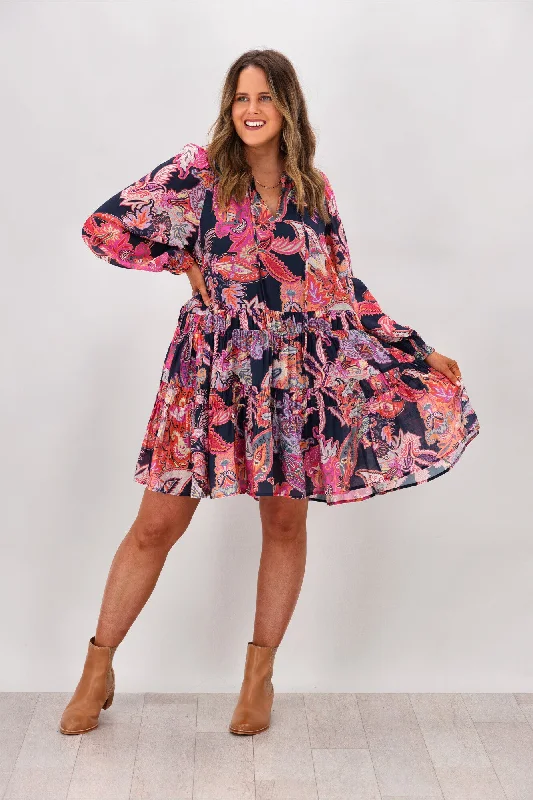 Adorne Collins Paisley Dress Mesh unclassified dresses