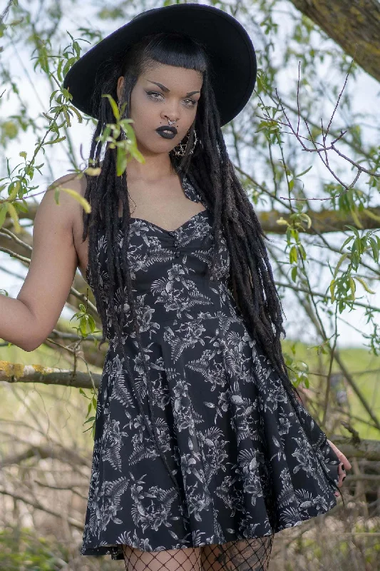 Aloha From Hell Skater Dress - Resurrect Club unclassified dresses