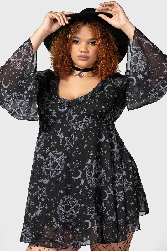 Astral Willow Dress [PLUS] - Resurrect Elegant unclassified dresses