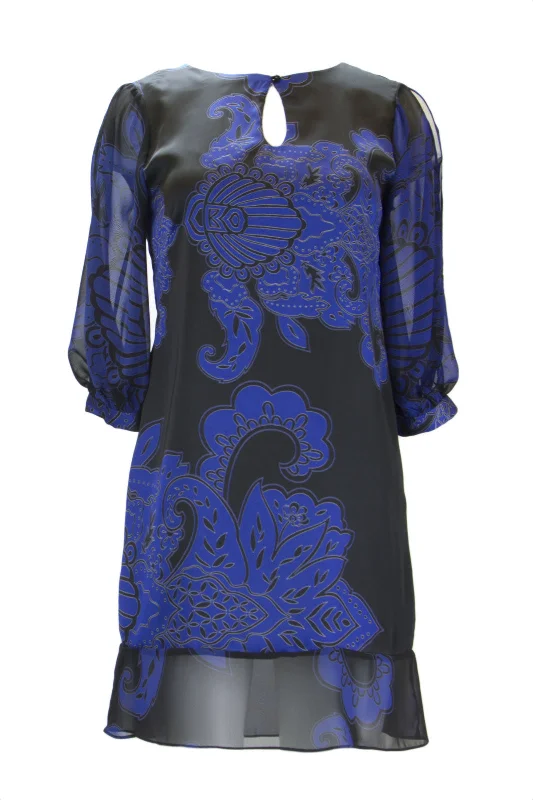 Atina Cristina Women's Blue Floral Print Keyhole Shift Dress T8027AE11 $188 NWT Velvet floral dresses Atina Cristina Women's Blue Floral Print Keyhole Shift Dress T8027AE11 $188 NWT Velvet floral dresses