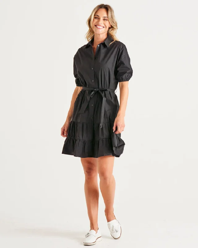 Betty Basics Marnie Dress Black Petite unclassified dresses
