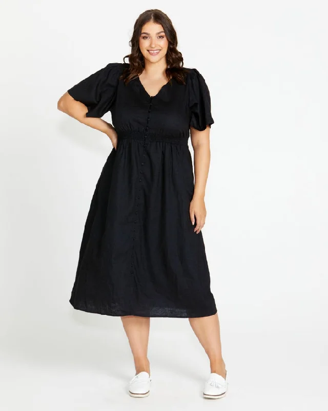 Betty Basics Whitney Dress Coal Anniversary unclassified dresses