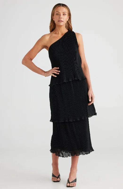 Brave+True Moria Dress Black Mesh unclassified dresses