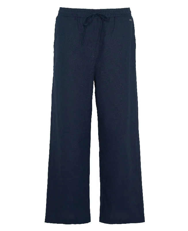 Christie Wide-Leg Trousers - Navy Beaded unclassified dresses