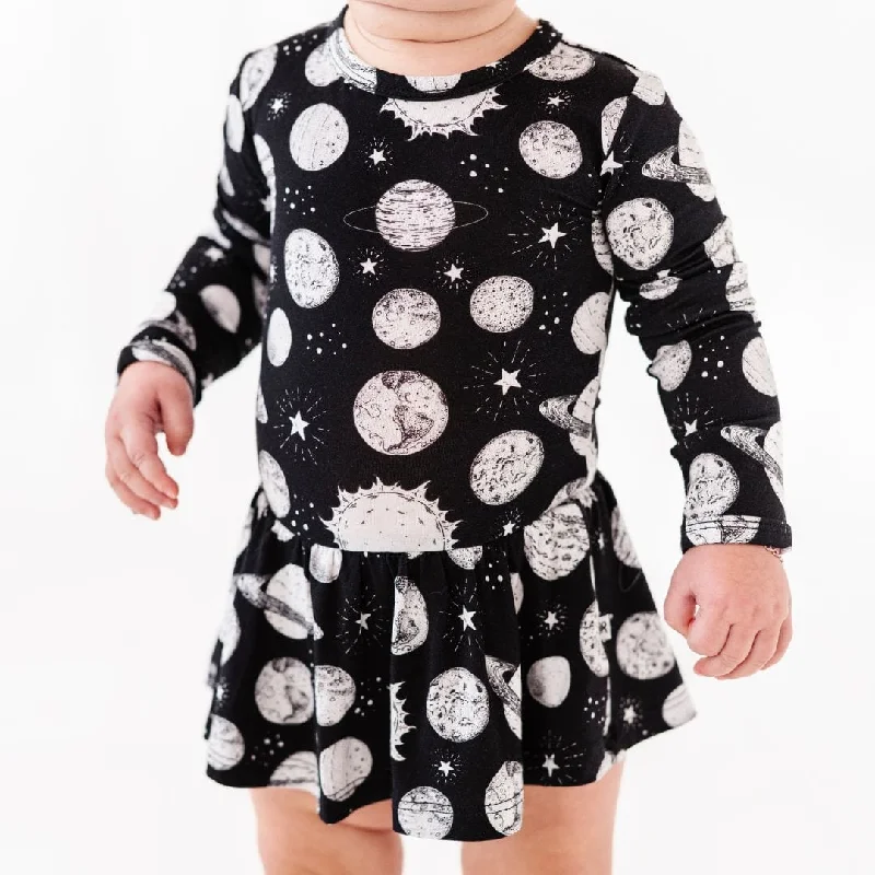 Cosmic Chaos Ruffle Dress Chiffon unclassified dresses