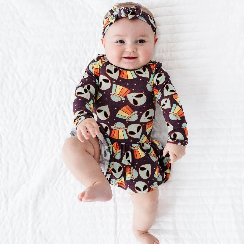 Cosmic in Peace Ruffle Dress Anniversary unclassified dresses