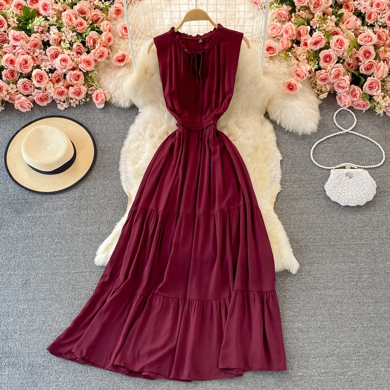 Cute A line dress fashion dress  418 High-low unclassified dresses
