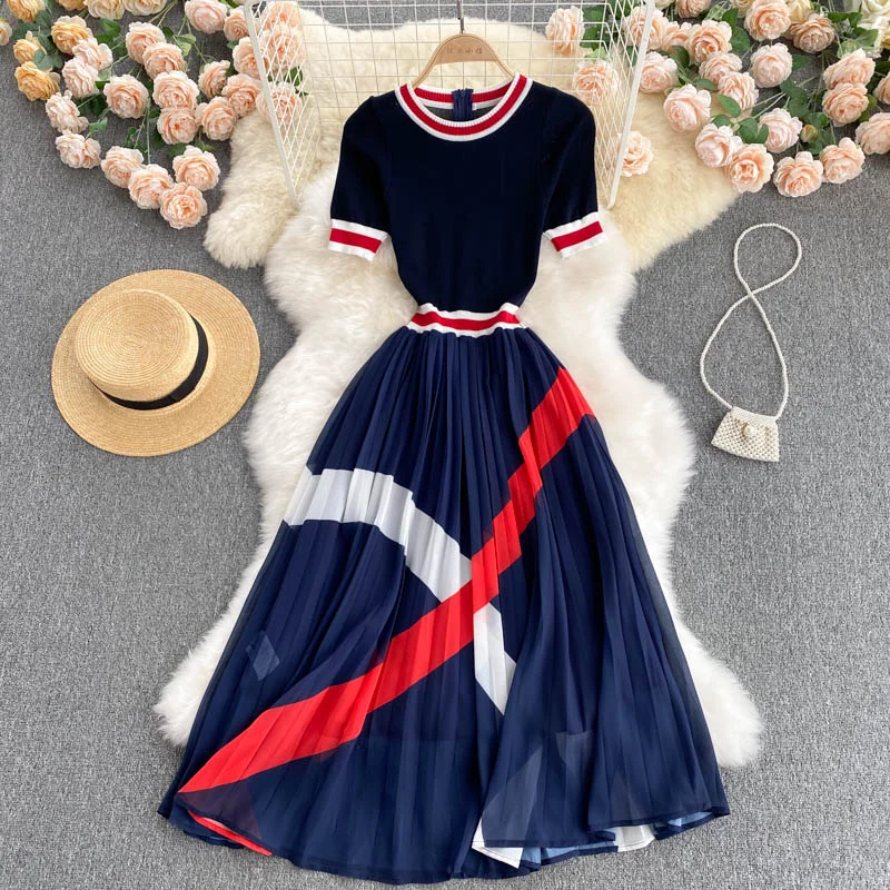 Cute A line round neck dress fashion dress  514 Affordable unclassified dresses