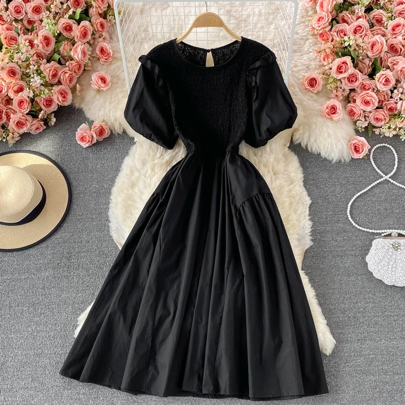 Cute round neck A line dress fashion dress  522 Affordable unclassified dresses