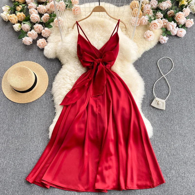 Cute v neck backless dress fashion dress  600 Fashionable unclassified dresses