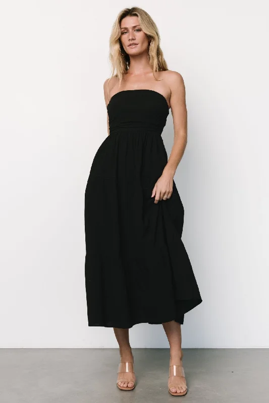 Delray Strapless Dress | Black Affordable unclassified dresses