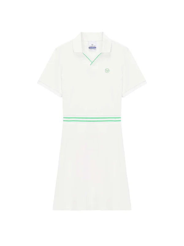 Essential Piqué Collar Dress- Off White Formal unclassified dresses