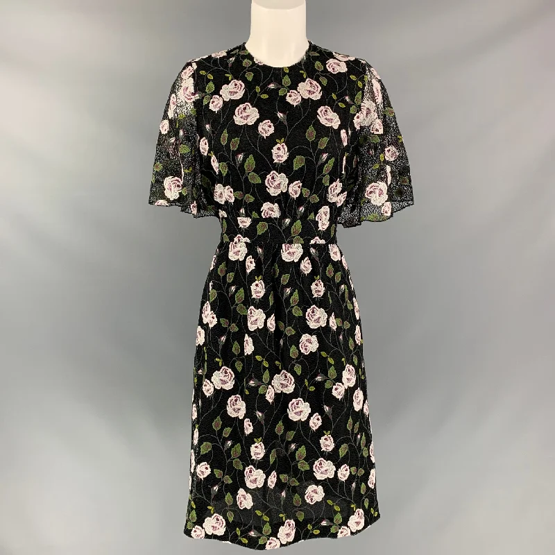 Eyelet GIAMBATTISTA VALLI Size XS Black Cotton &  Polyester Dress Petite unclassified dresses