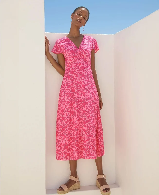 Felicity EcoVero Dress - Pink/Pink Polka dot unclassified dresses