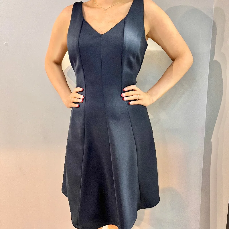 Frank Lyman Navy  knit Dress Sequin unclassified dresses