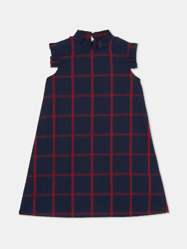 Frill Checks Dress Designer unclassified dresses