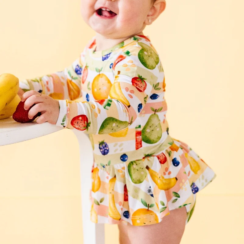 Fruit for Thought Ruffle Dress Comfortable unclassified dresses