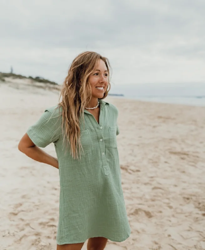 Bella Dress | Moss Lightweight unclassified dresses
