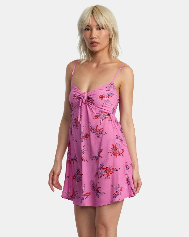 RVCA Women's "Hau Tree" Sleeveless Dress Halter unclassified dresses