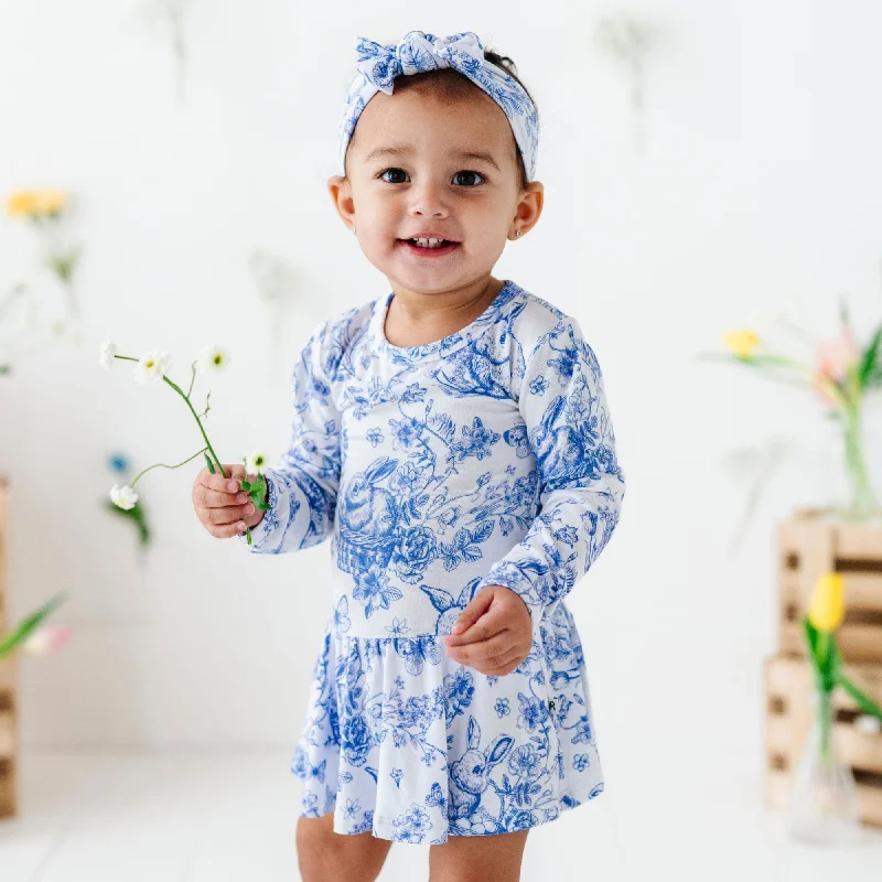 Hoppy You're Hare Ruffle Dress Polka dot unclassified dresses