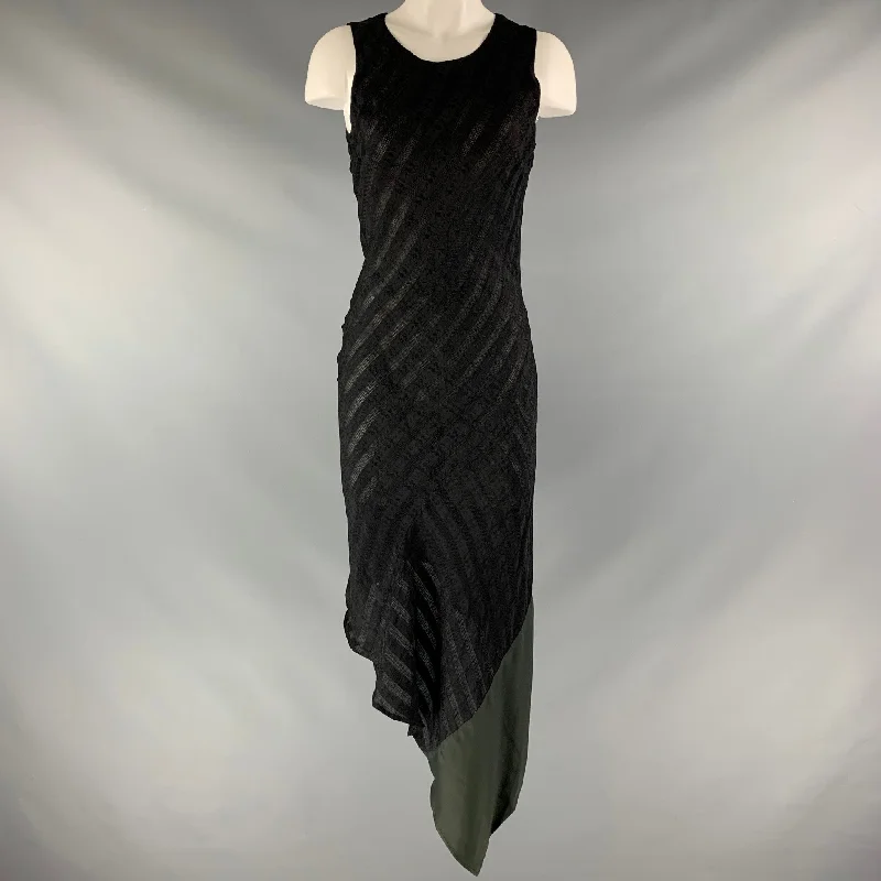 JOHN RICHMOND Size XS  Black Jacquard Dress Anniversary unclassified dresses