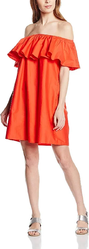 John Zack Orange Bardot Womens Dress Backless unclassified dresses
